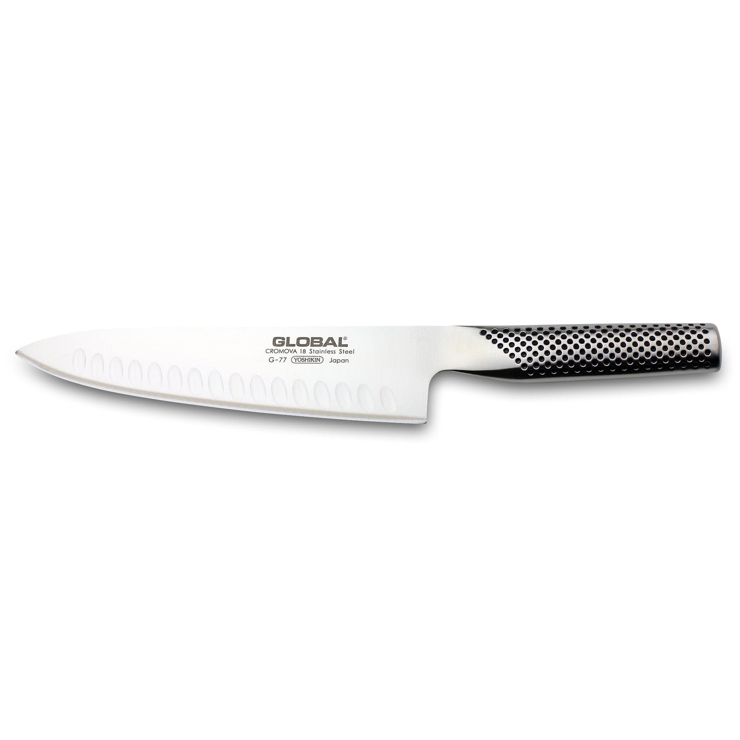 Global G G-77 Fluted Cook's Knife 20CM