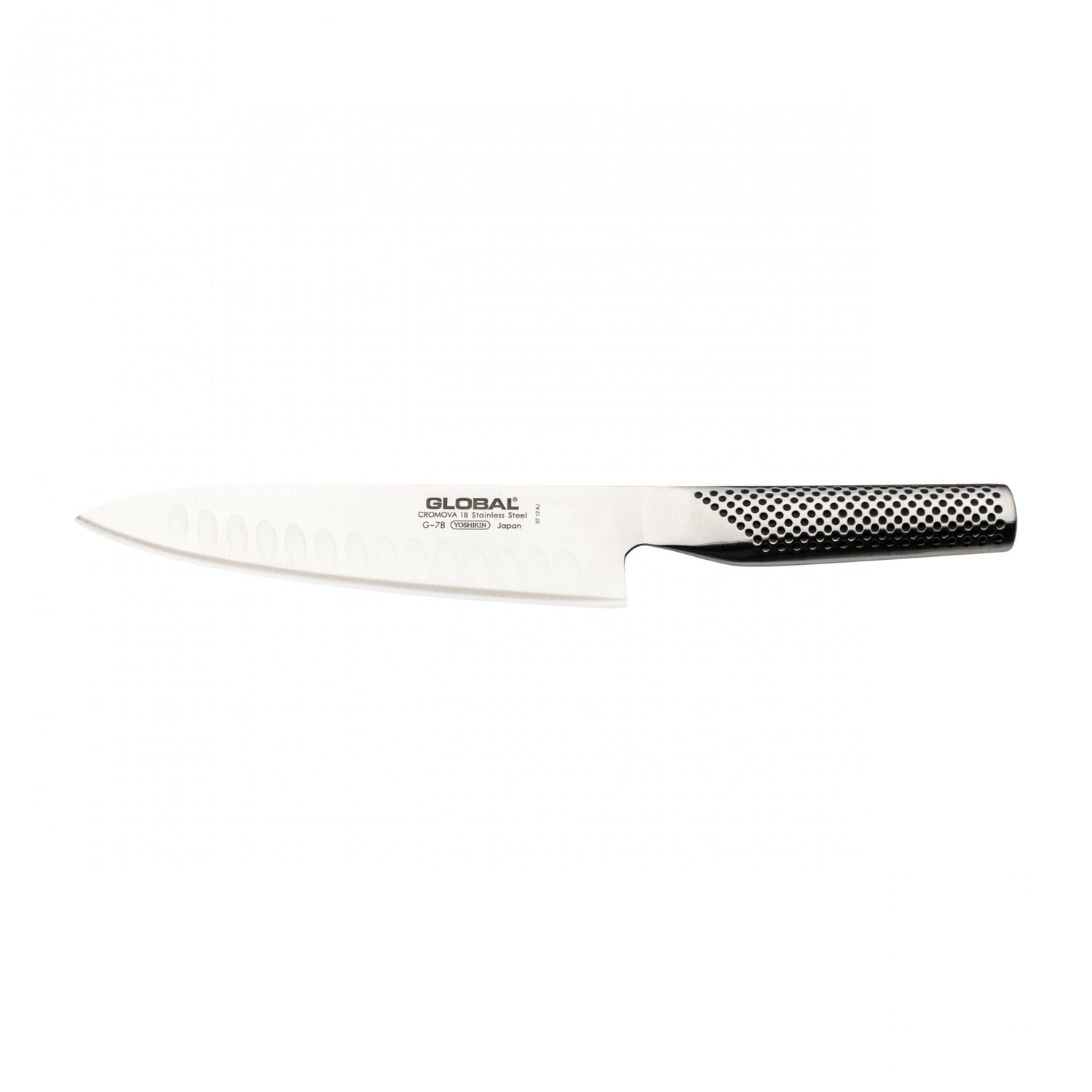 G-78 Cooks Knife        Fluted 20cm Blade