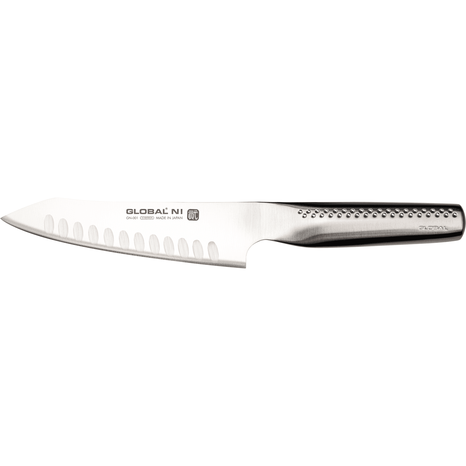 GN-001 Oriental Fluted Cooks Knife 16c