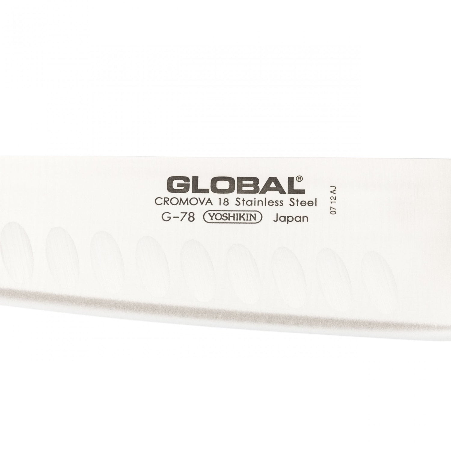 G-78 Cooks Knife        Fluted 20cm Blade