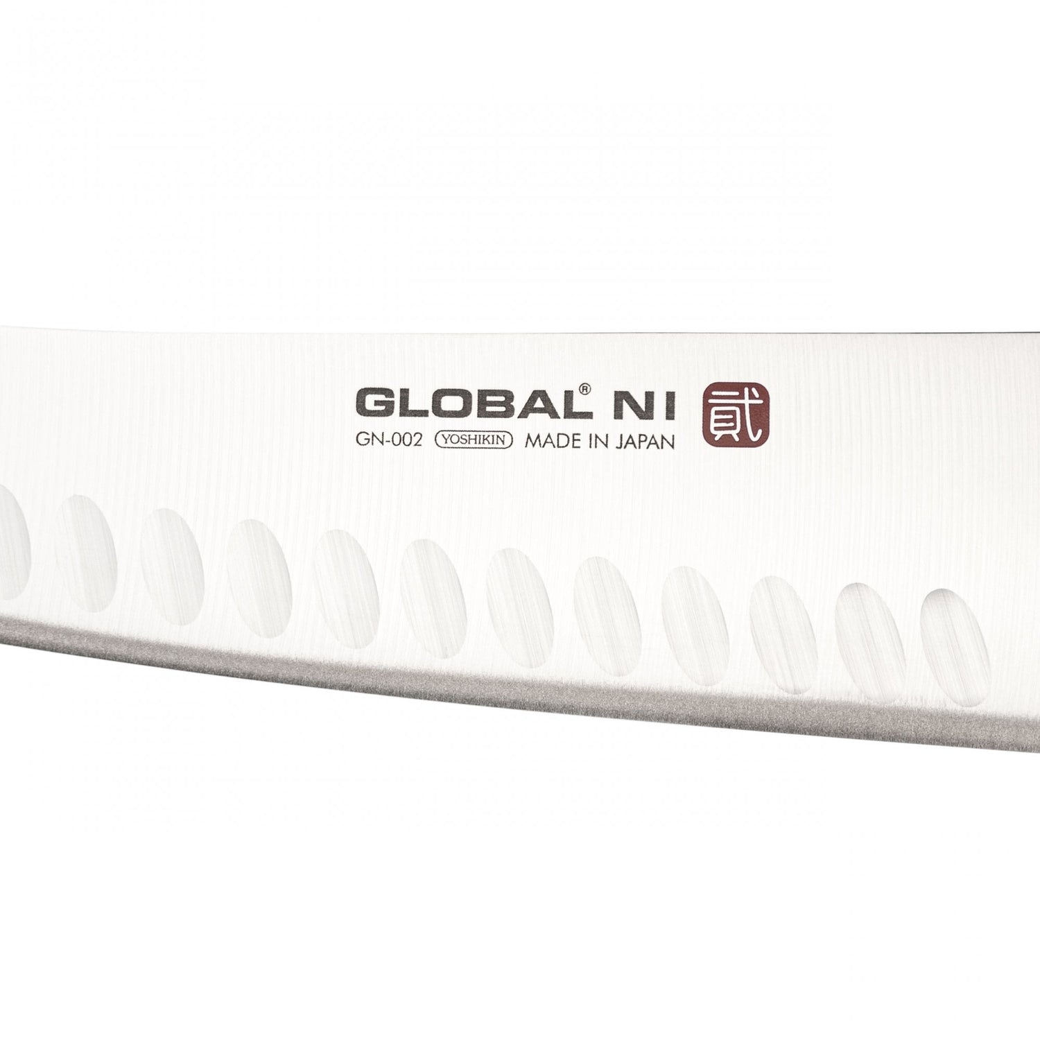 GN-002 Fluted 20cm Oriental Cooks Knife