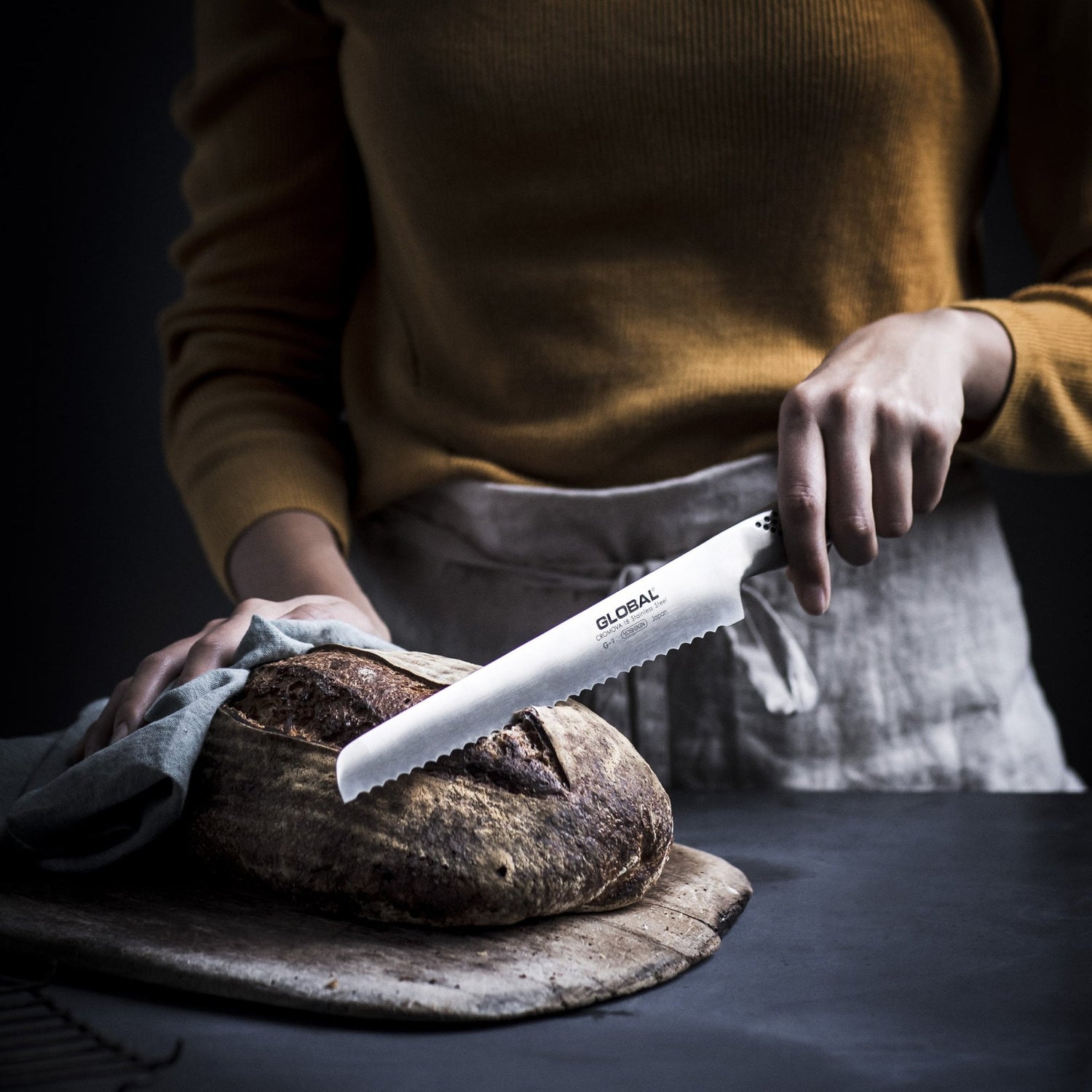 G-9 Bread Knife 22cm