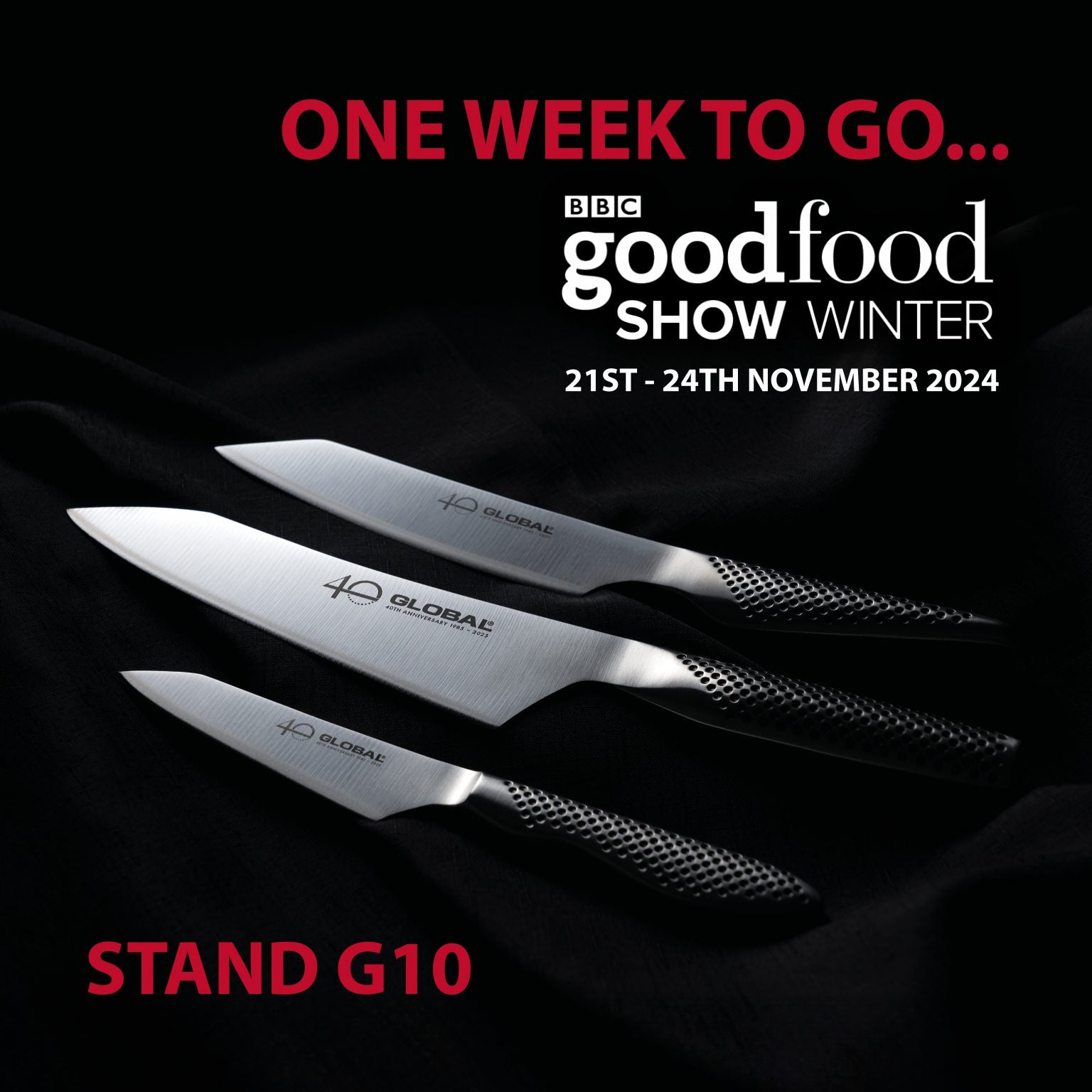 Global Knives UK Returns to the Winter BBC Good Food Show!