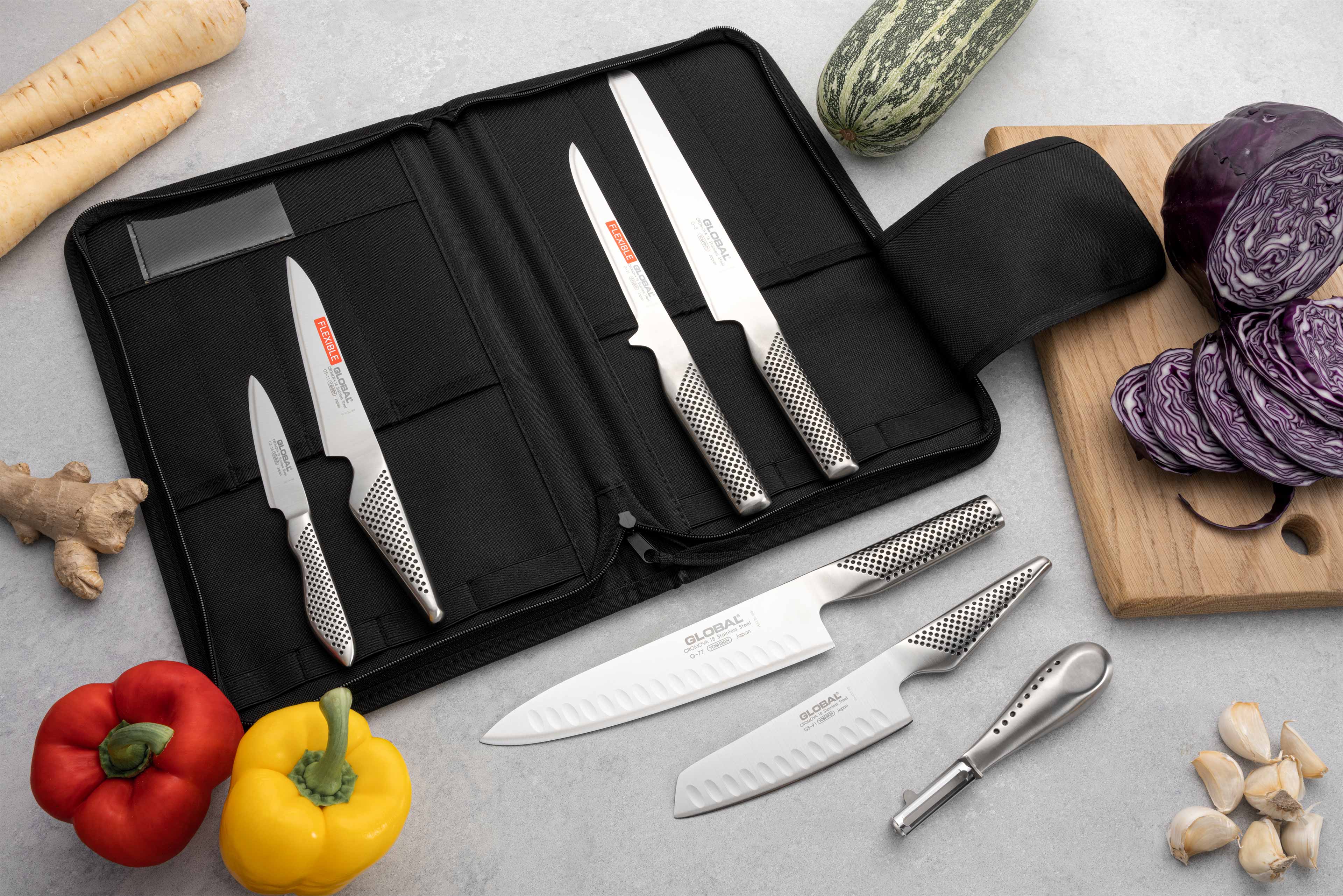 Japanese Knife Case Sets