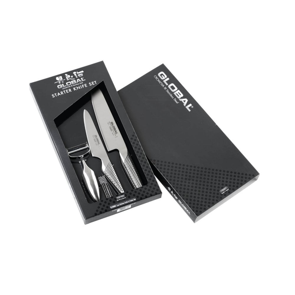 3 Piece Knife & Peeler Set - Essential Kitchen Knife Set for