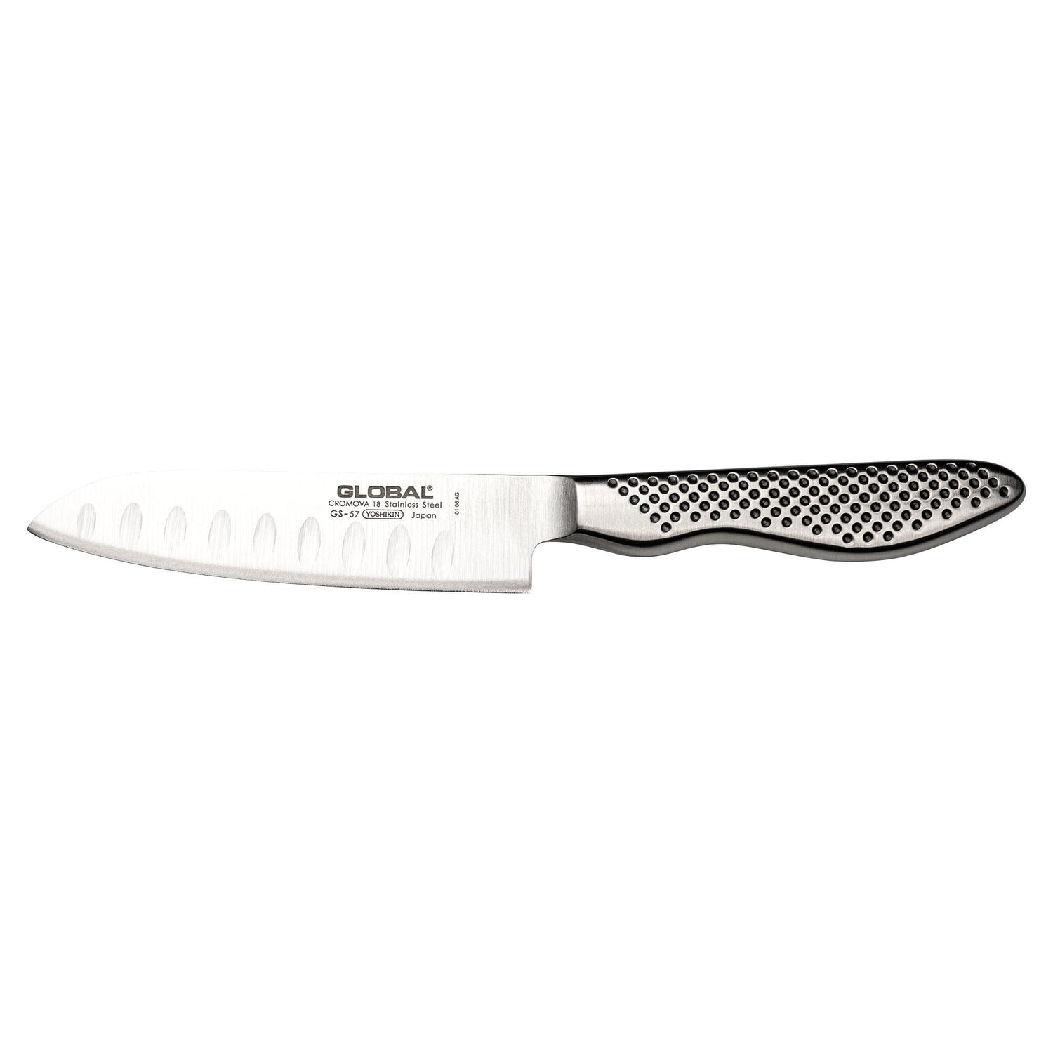 GS-57 Fluted Santoku Knife 11cm Blade