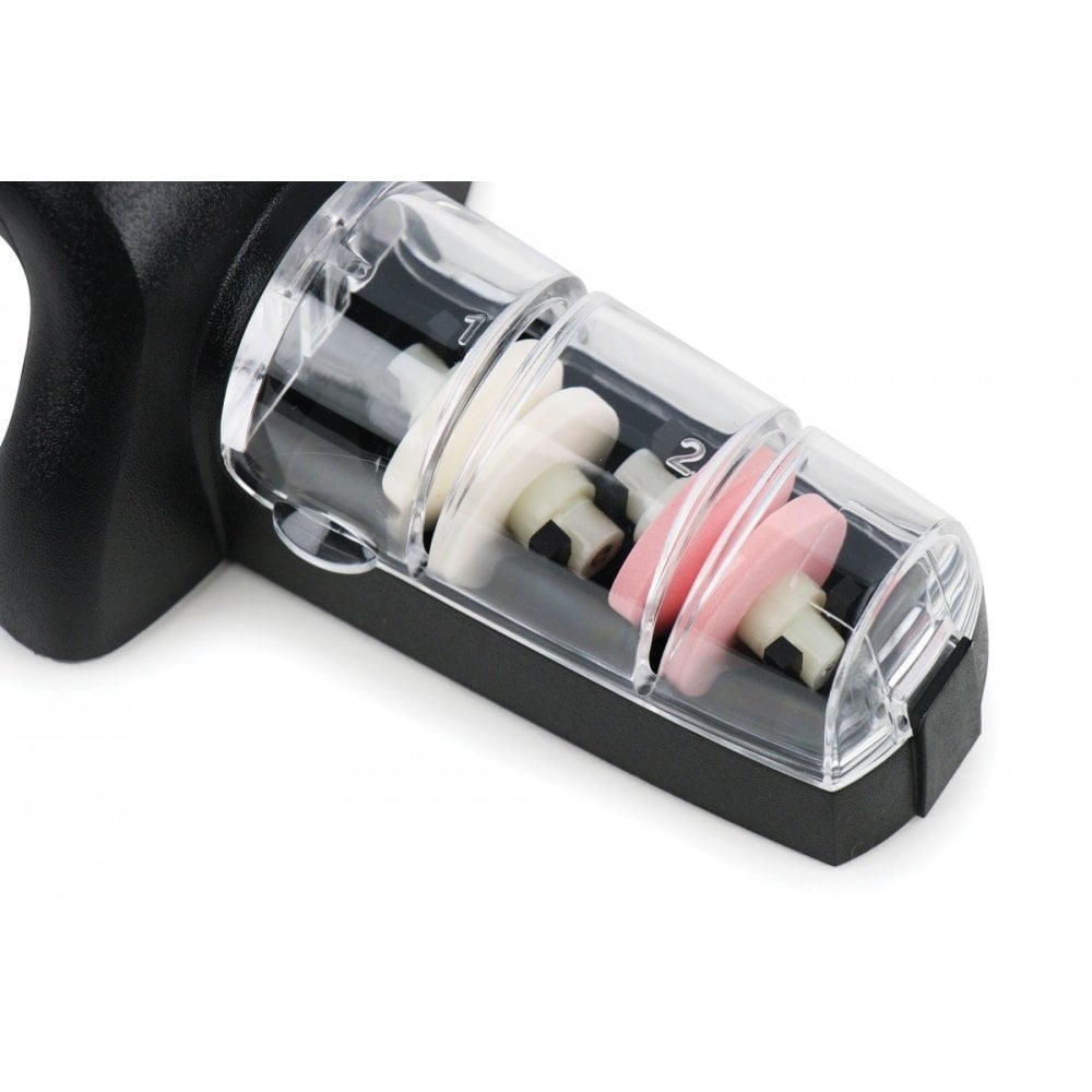 Global Silver & Black Ceramic Water Sharpener