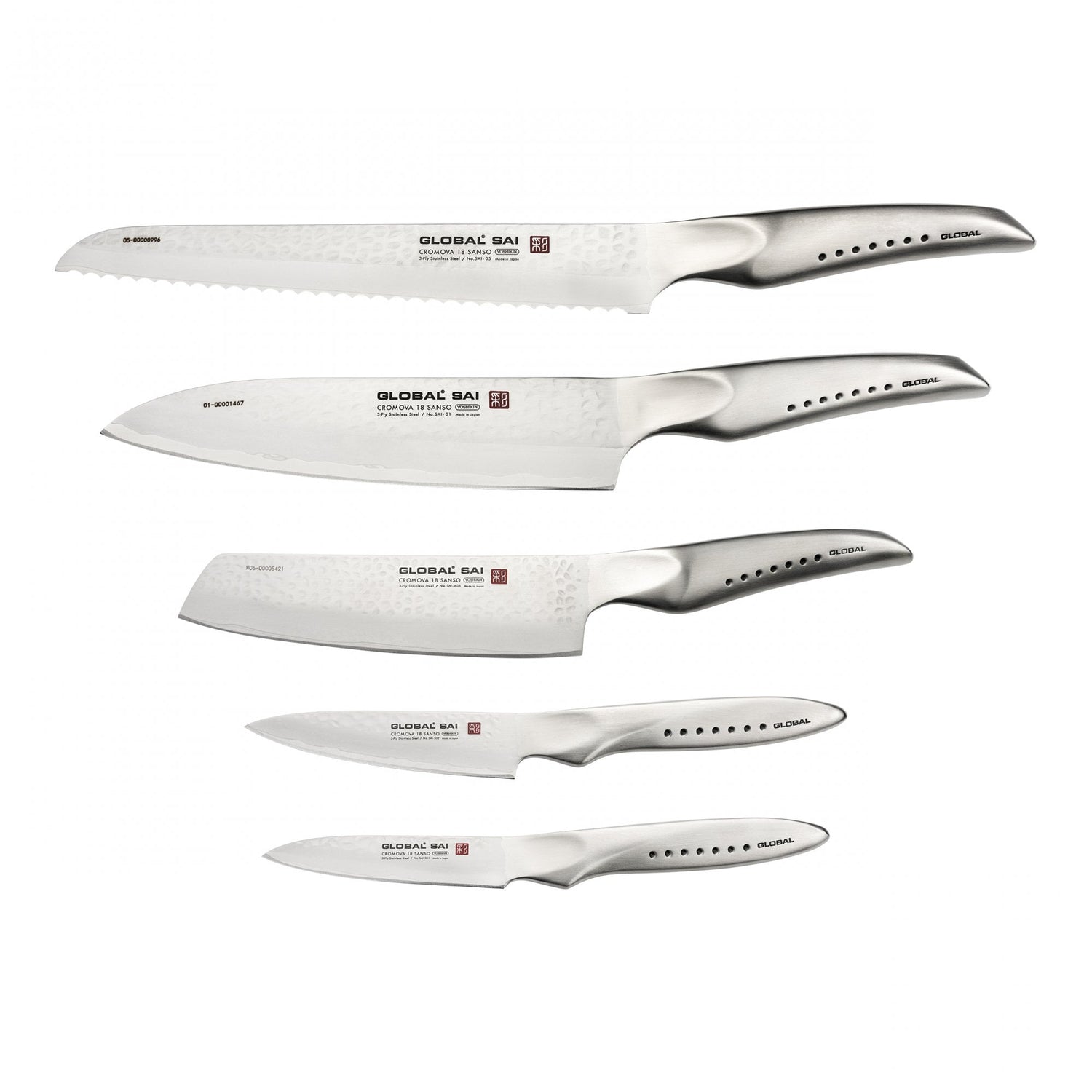 Global Sai Engine Block 6pc Knife Block Set