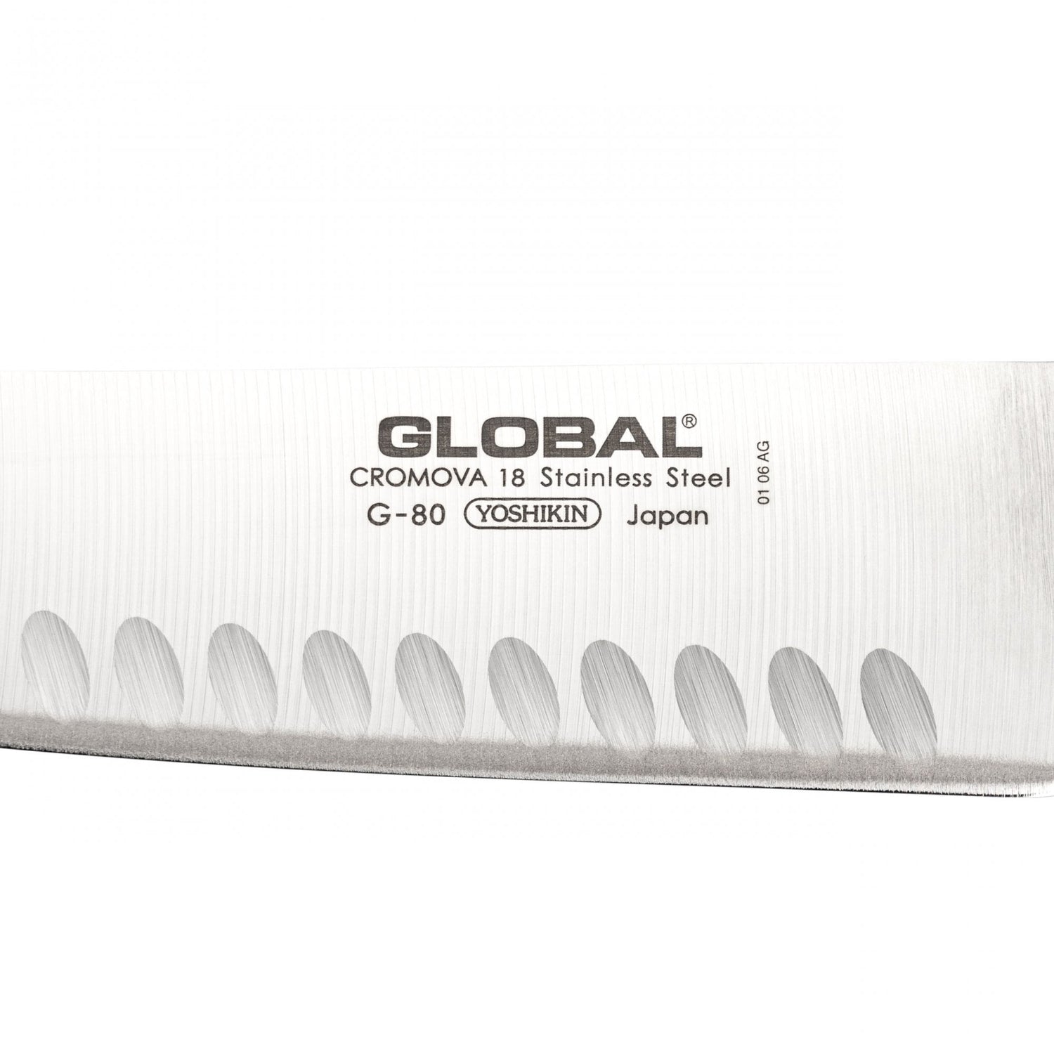 G-80 18cm Fluted Santoku Knife