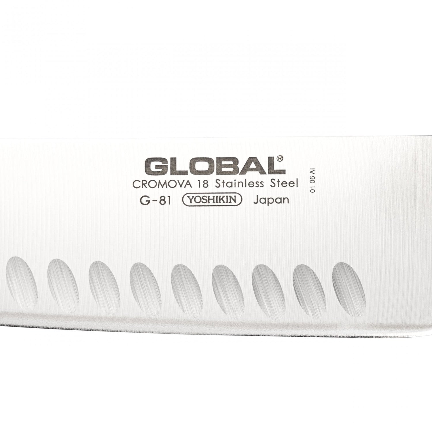 G-81 Vegetable Knife Fluted 18cm Blade