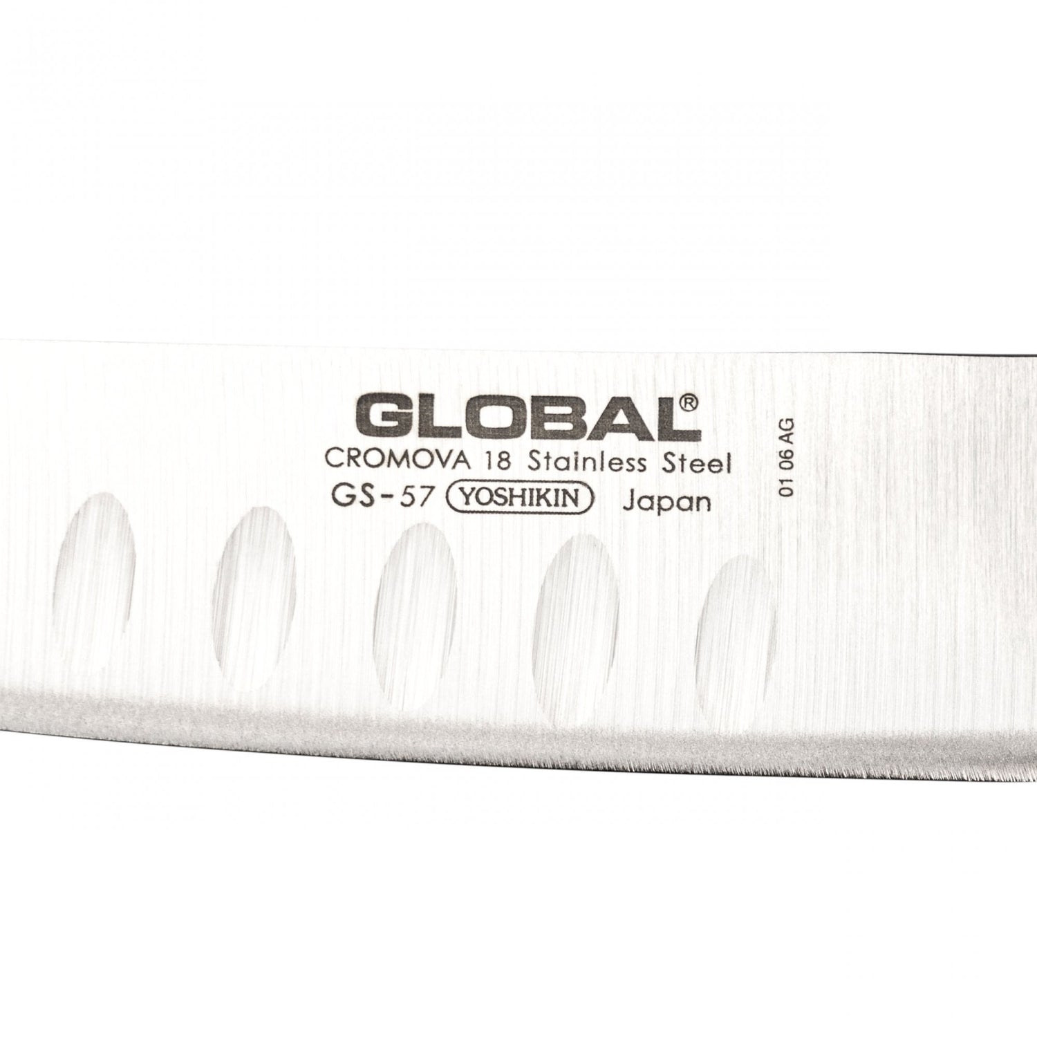 GS-57 Fluted Santoku Knife 11cm Blade