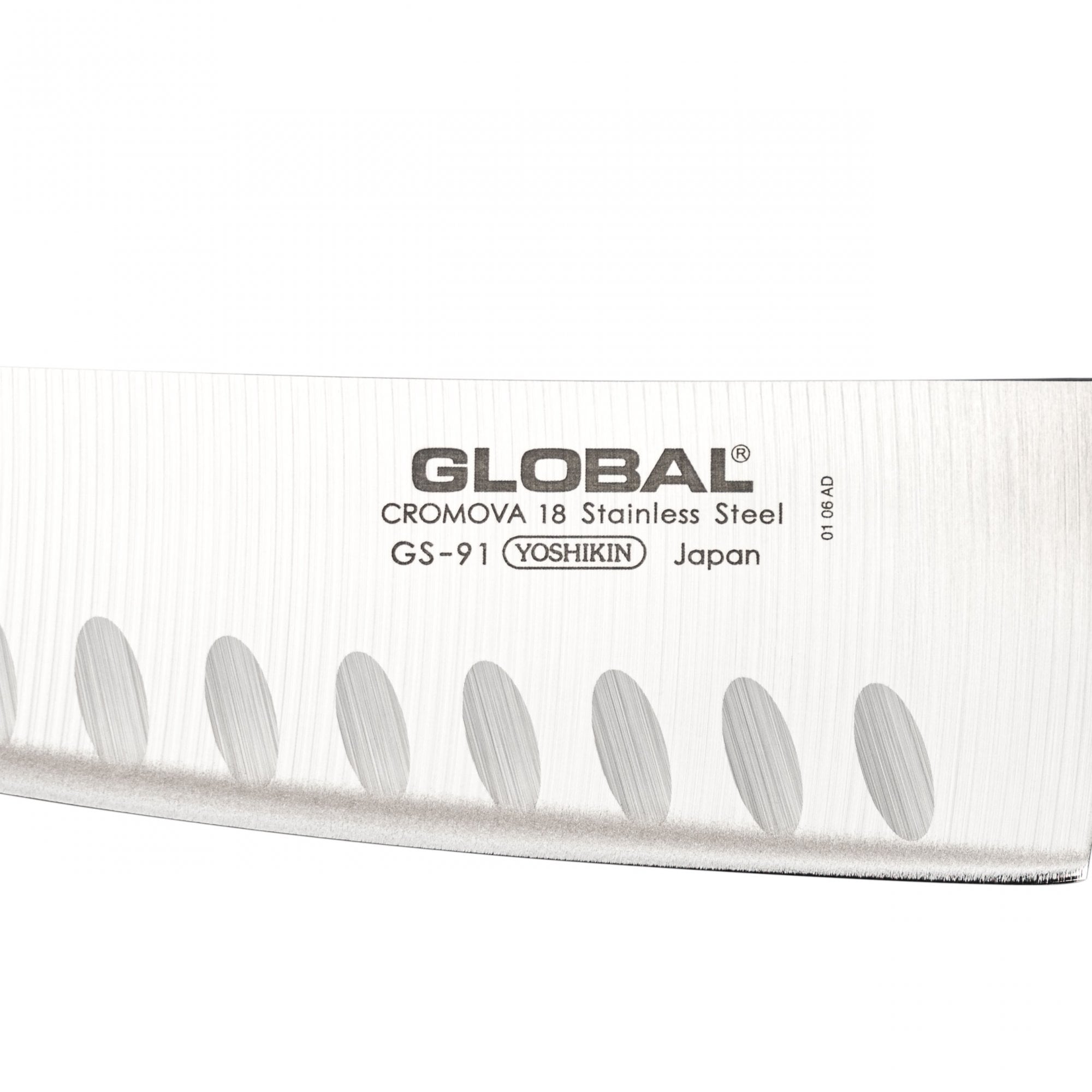 GS-91 Vegetable Knife Fluted 14cm Blade from GLOBAL Knives UK