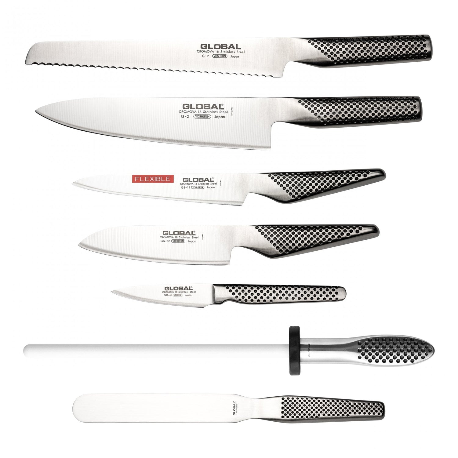 Global Special Edition 8 Piece Knife Case Set