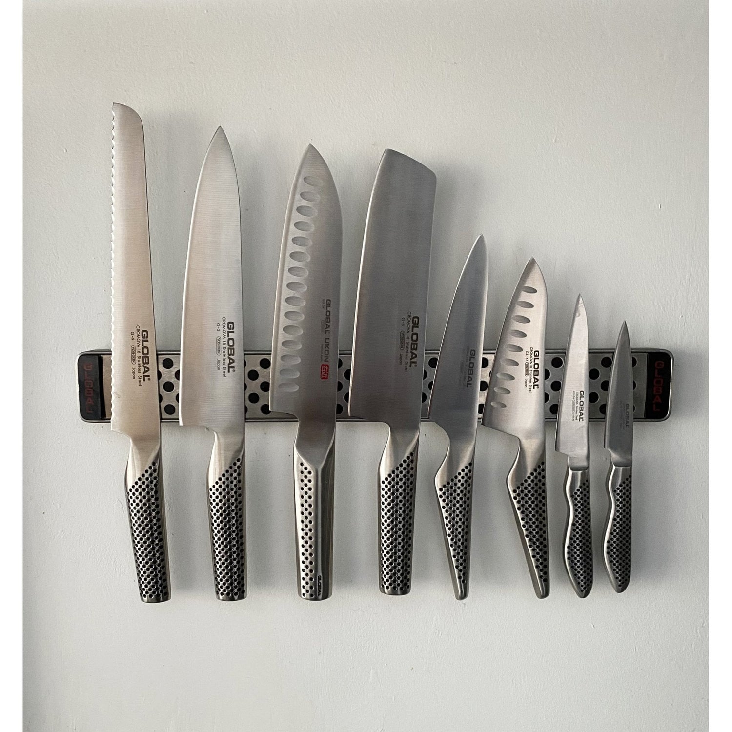 Global S/S Magnetic Knife Rack 12" long