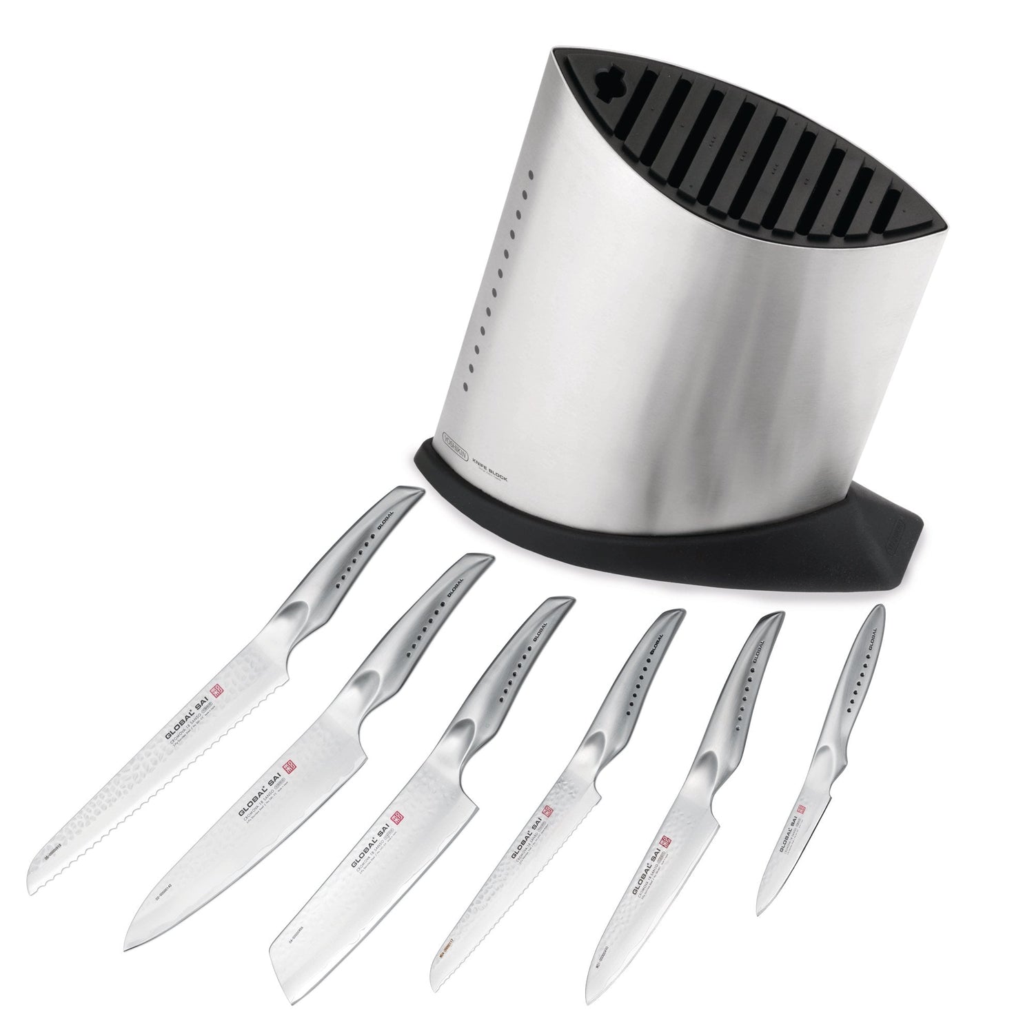 Global SAI 7 Piece Knife Block Set