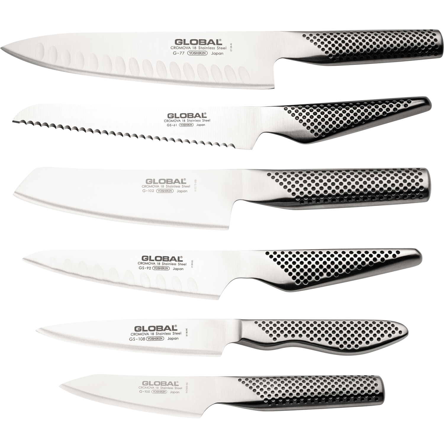 Air-Kaze 7 Piece Knife Block Set
