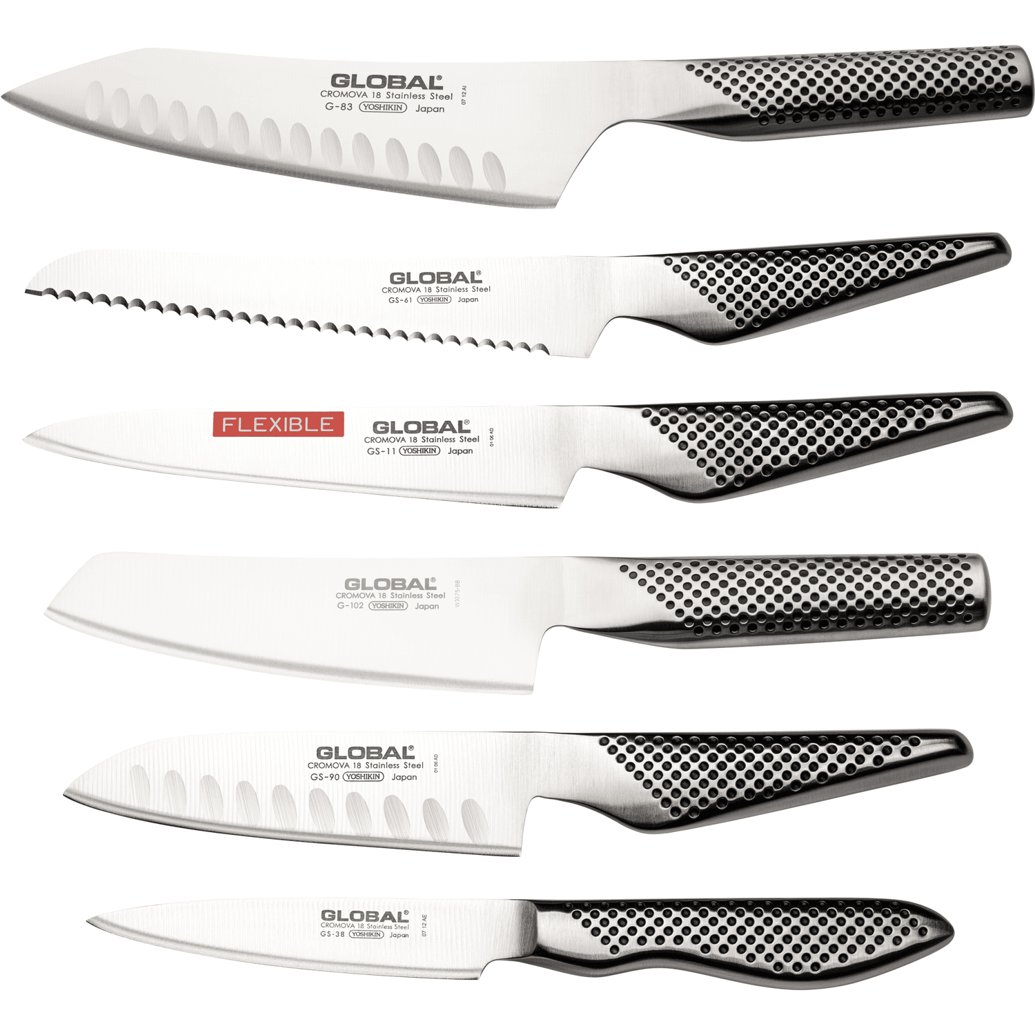 Water-Mizu 7 Piece Knife Block Set