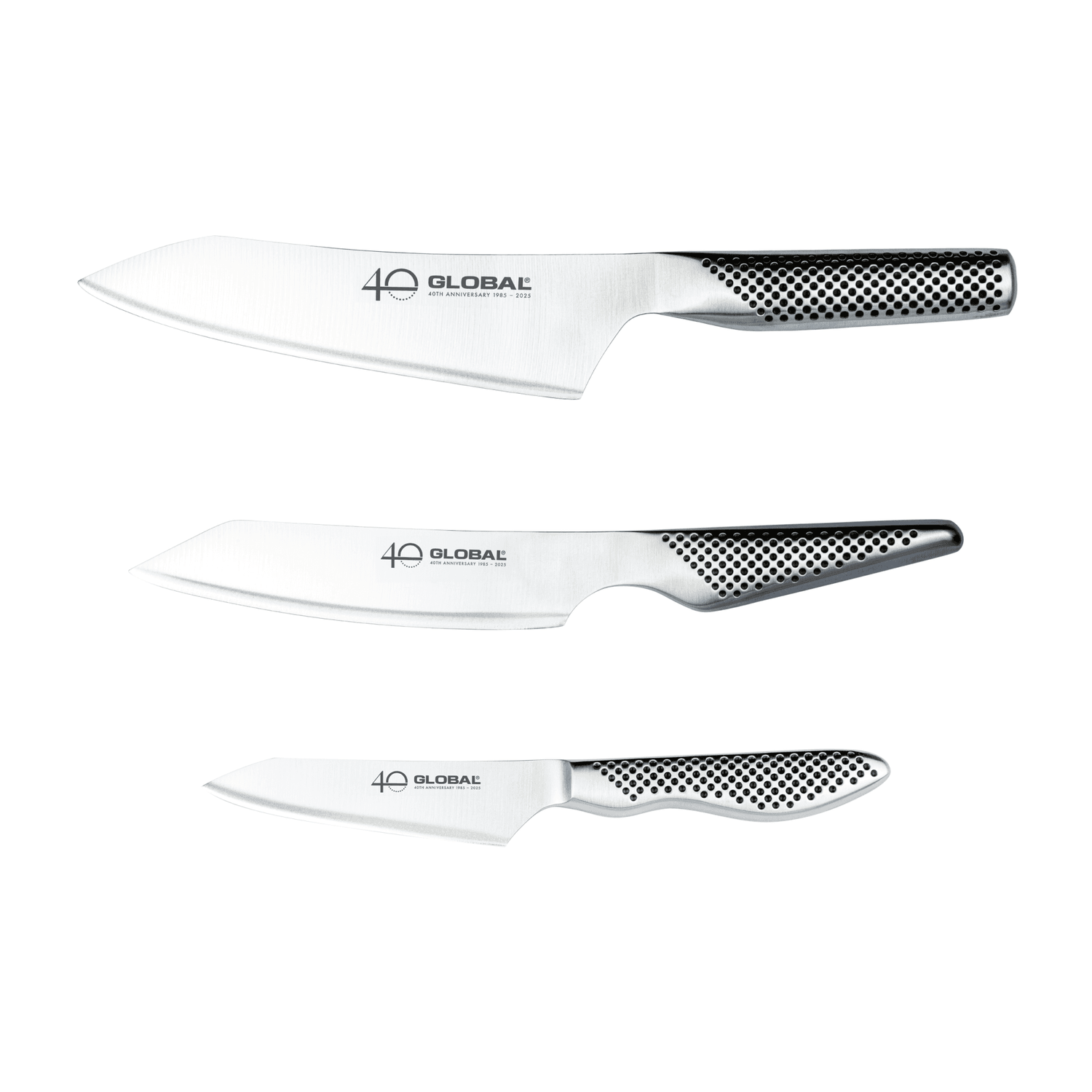 Global 40th Anniversary 3 Piece Knife Set