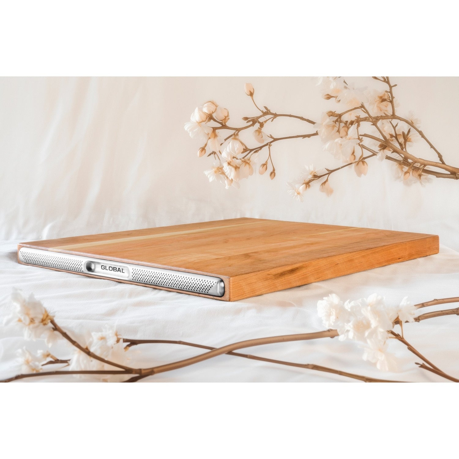 Global Cherry Wood Chopping Board - 50 x 40 cm