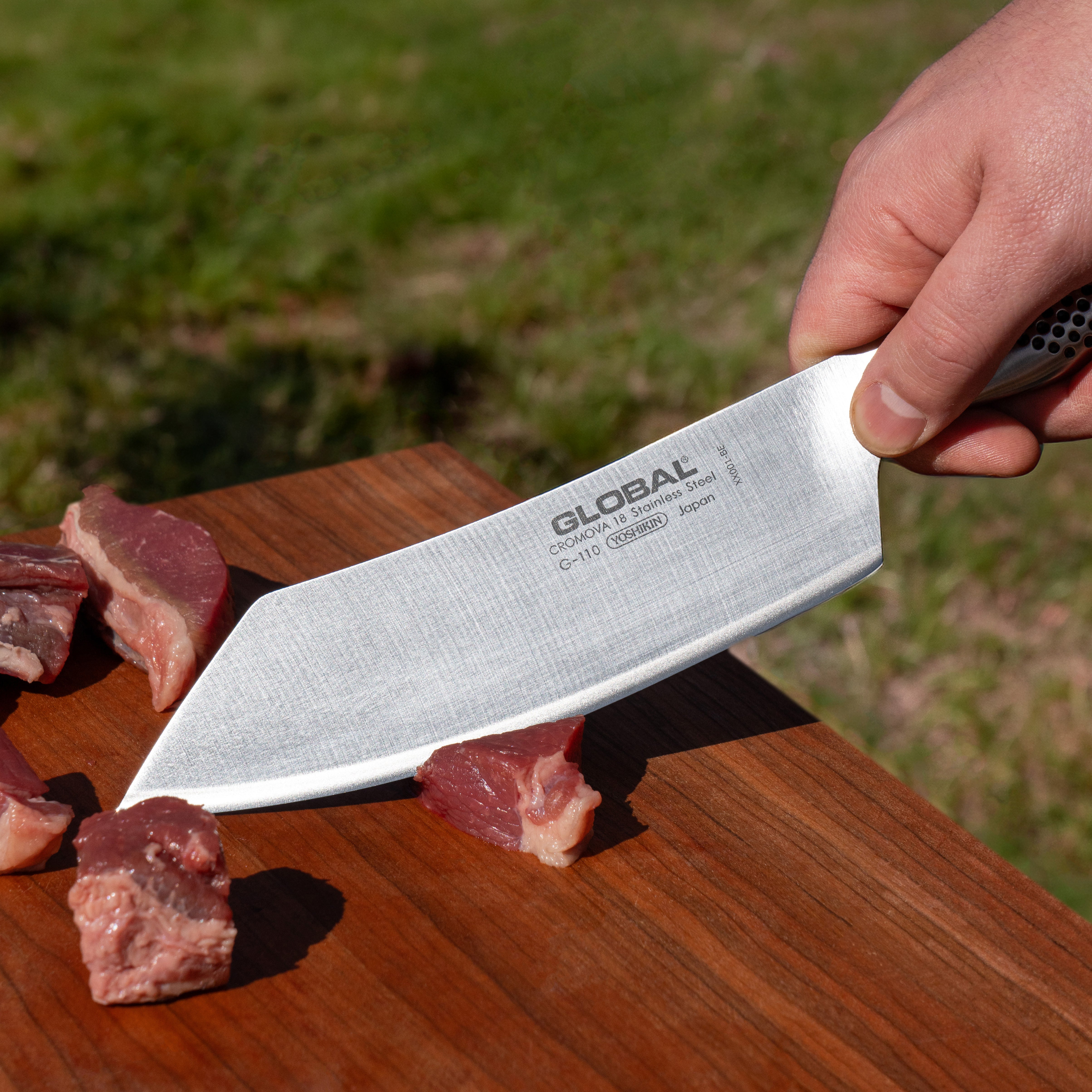 Razor-Sharp Japanese BBQ Knife from GLOBAL Knives UK