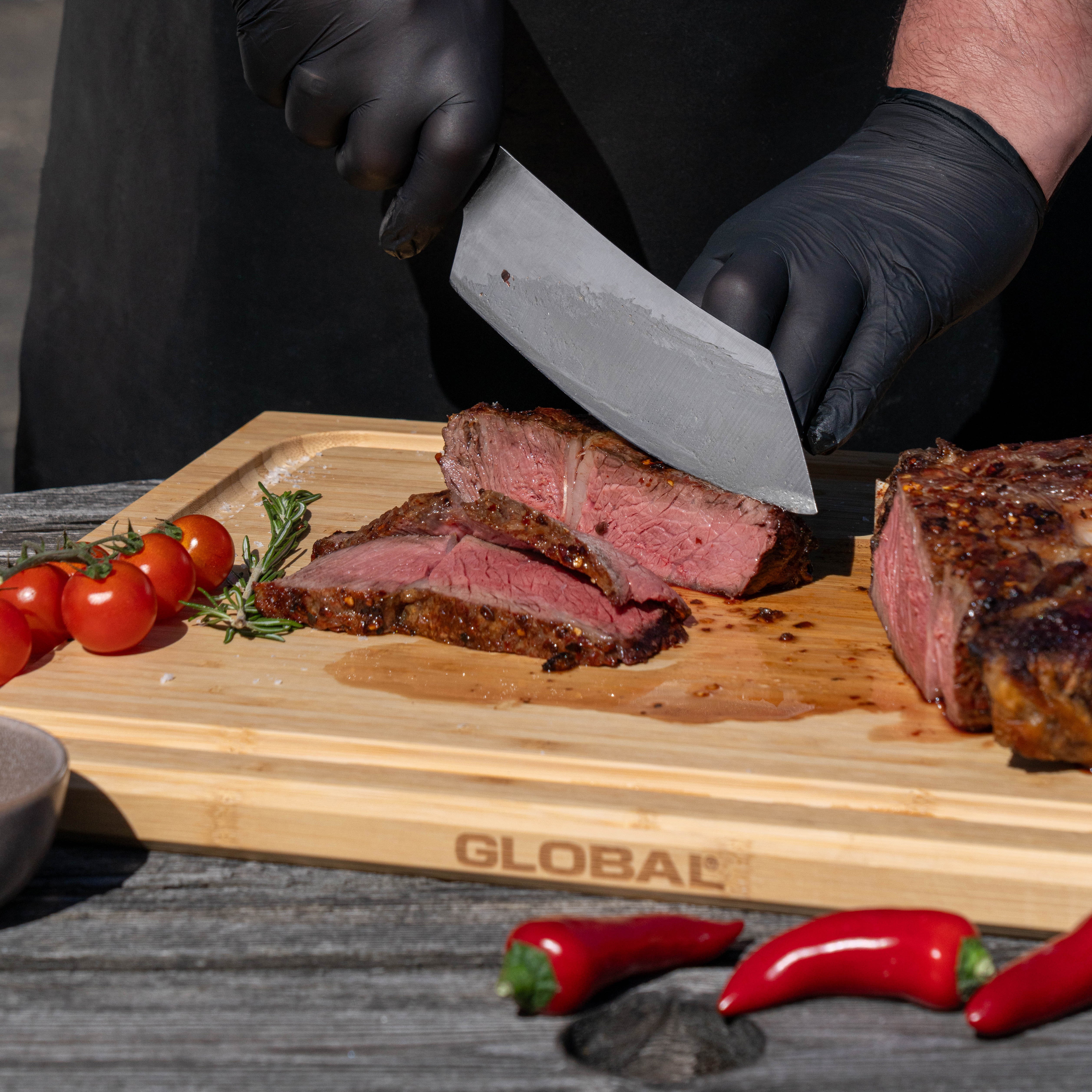 Razor-Sharp Japanese BBQ Knife from GLOBAL Knives UK