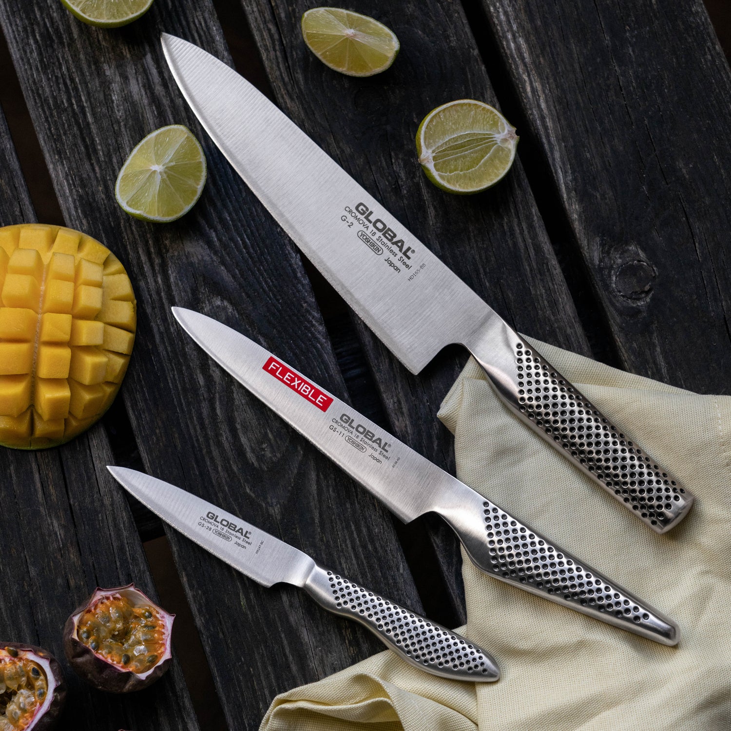 3 Piece Flexible Knife Set
