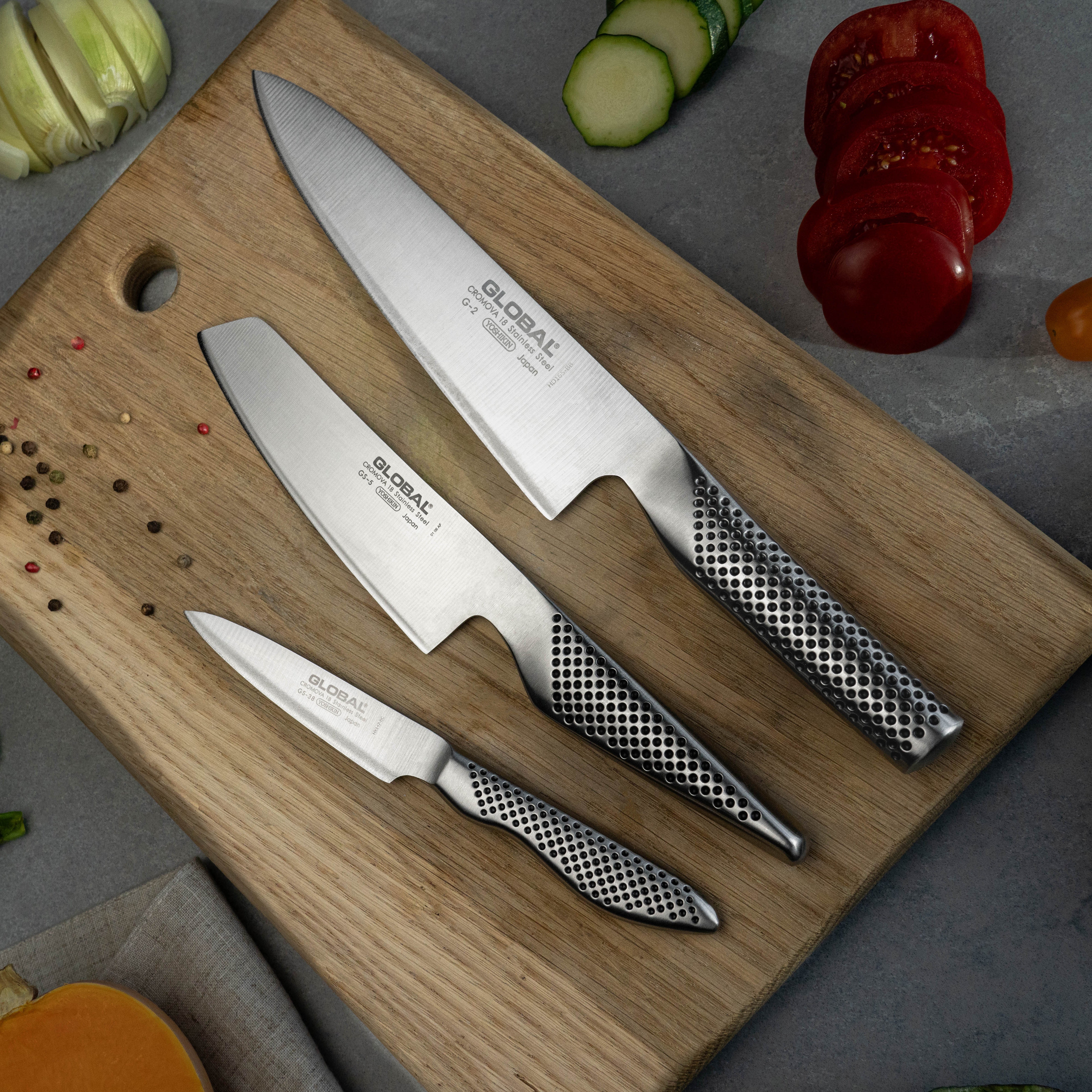 3 Piece Starter Knife Set from GLOBAL Knives UK