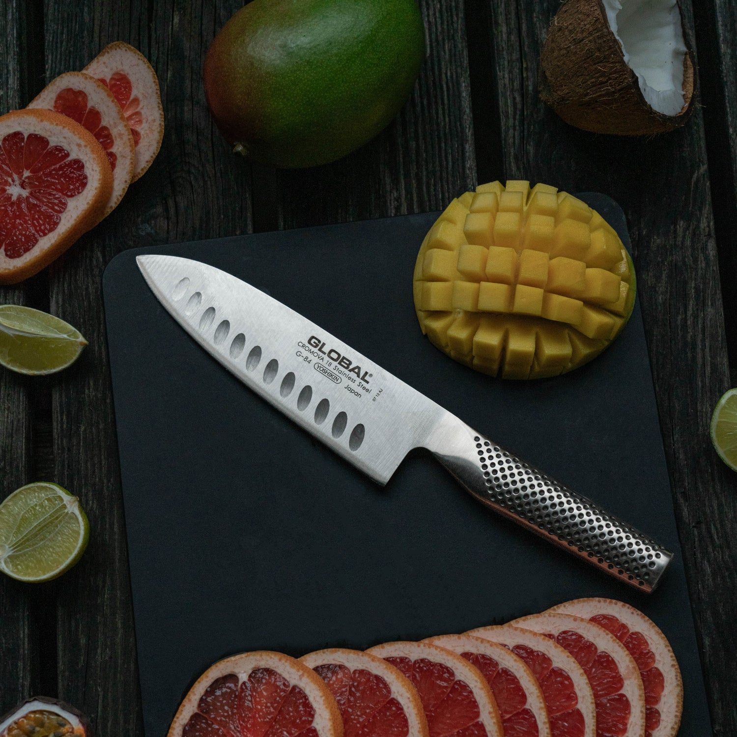 G-84 Fluted Chef's Knife 16cm