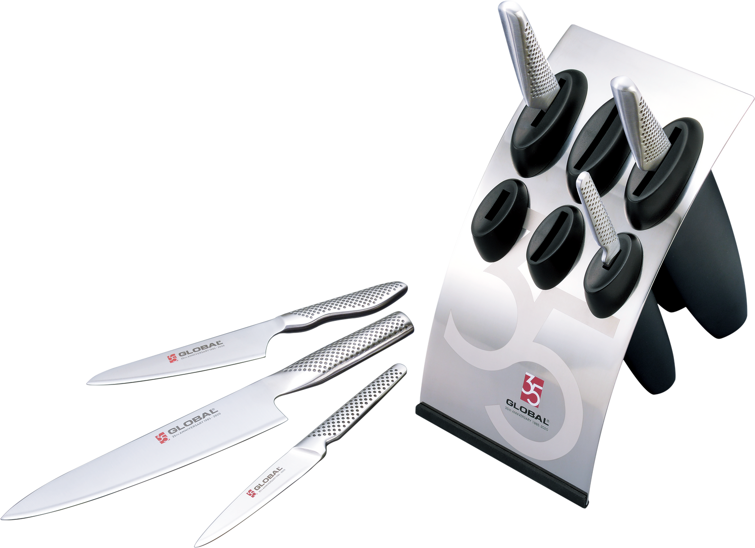 7 Pce Global 35th Anniversary Knife Block Set