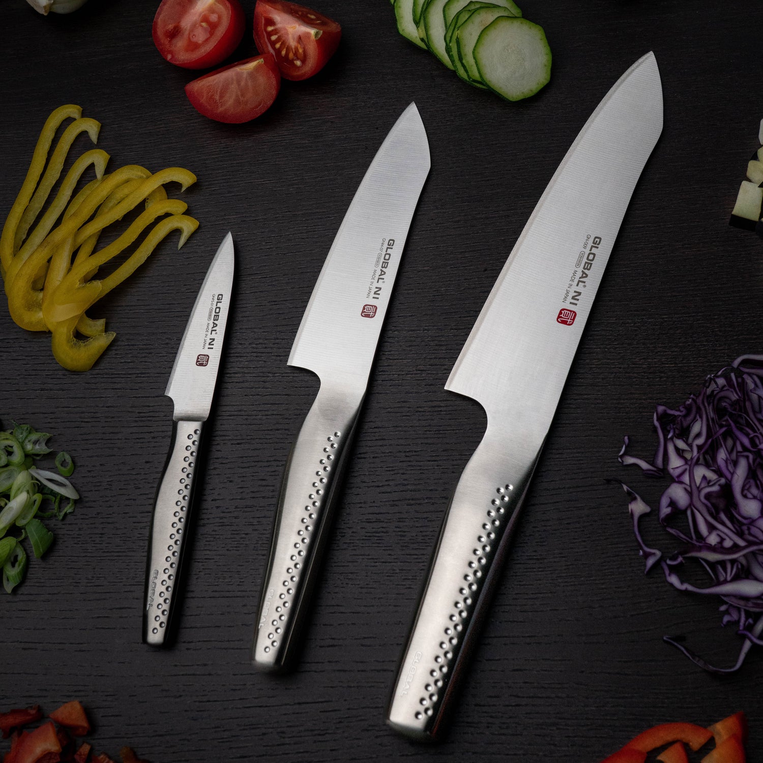 GN-3002 NI 3 Piece Knife Set