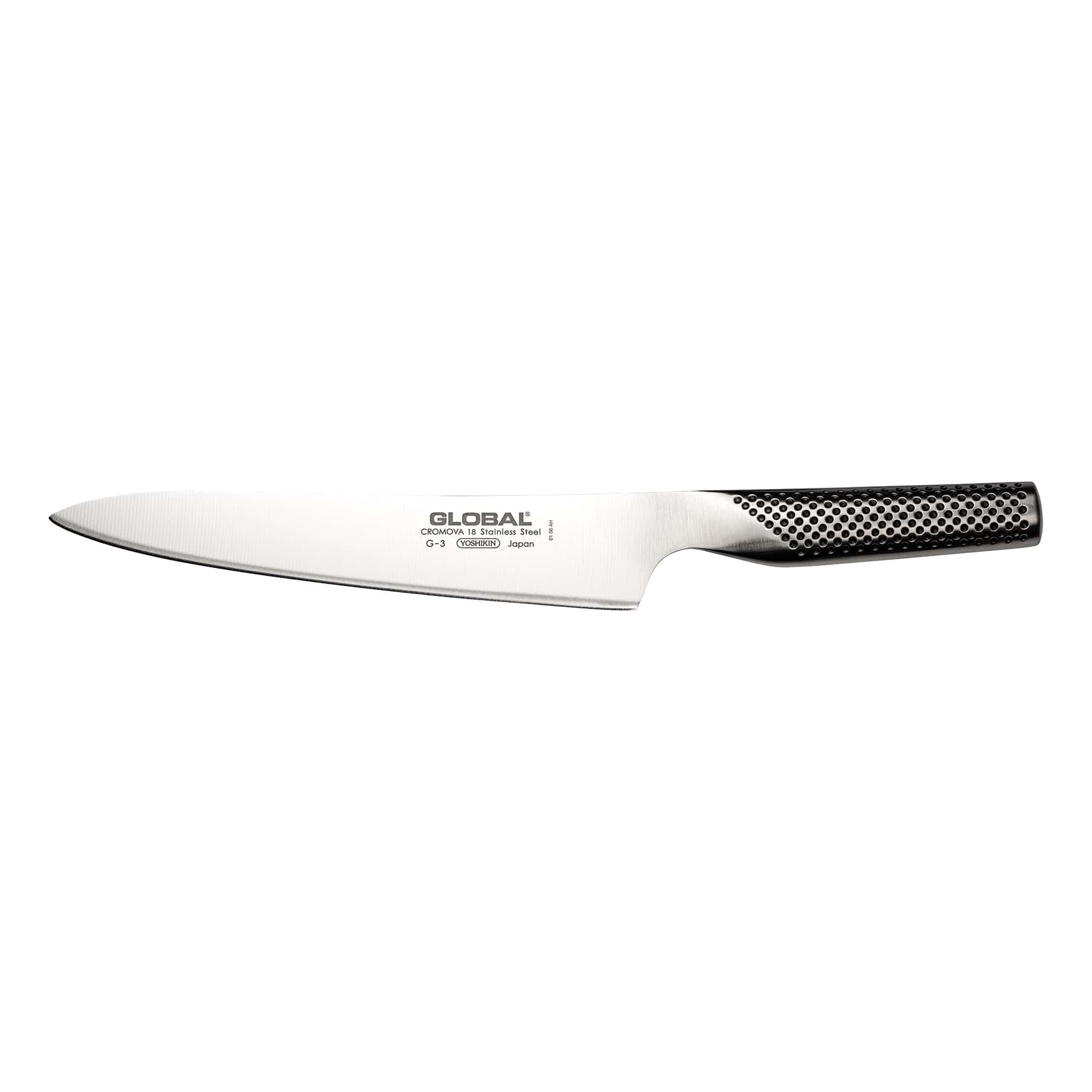 調理器具 GLOBAL CROMOVA 18 G-3 GLOBAL G-3 Carving Knife 21cm | Professional Japanese Meat Knife